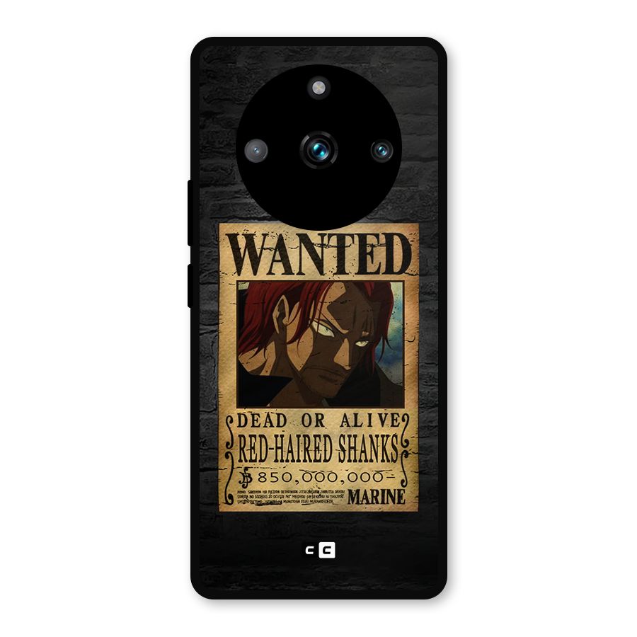 Shanks Wanted Metal Back Case for Realme Narzo 60 Pro