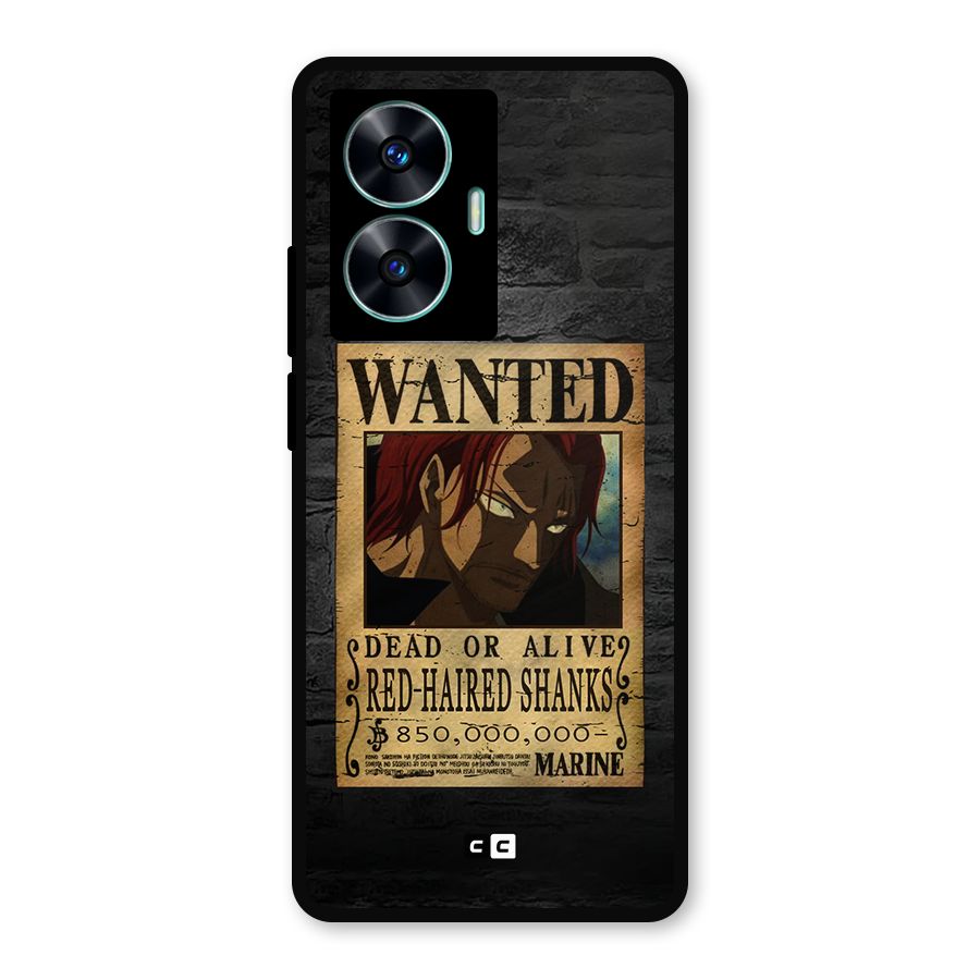 Shanks Wanted Metal Back Case for Realme Narzo N55