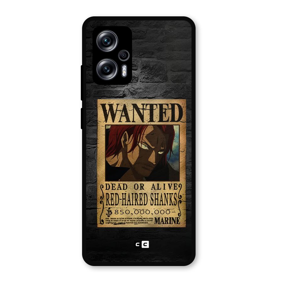 Shanks Wanted Metal Back Case for Redmi K50i