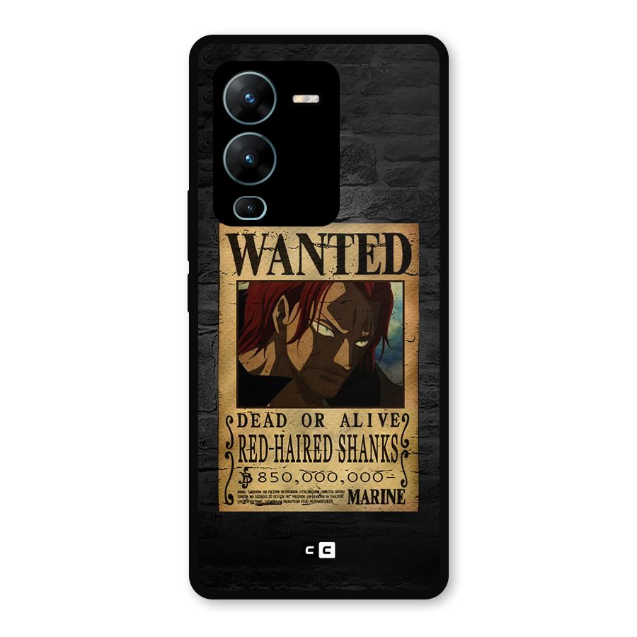 Shanks Wanted Metal Back Case for Vivo V25 Pro