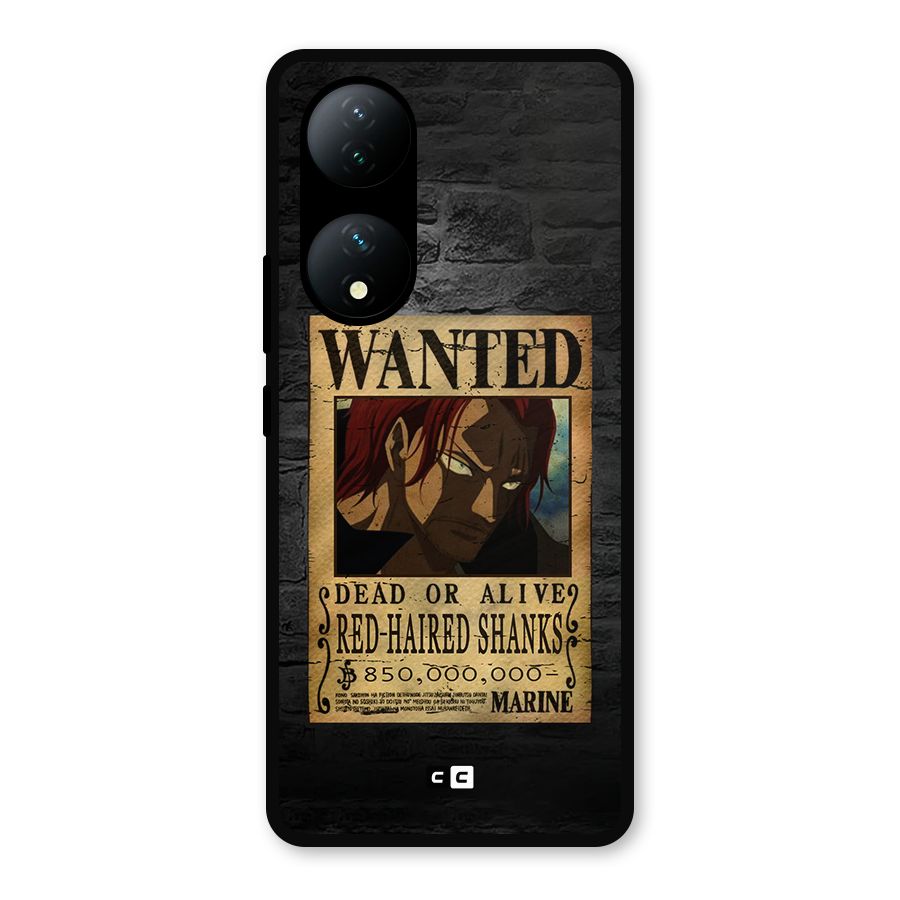Shanks Wanted Metal Back Case for Vivo Y100a
