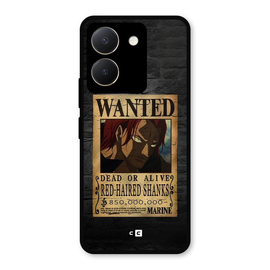 Shanks Wanted Metal Back Case for Vivo Y36