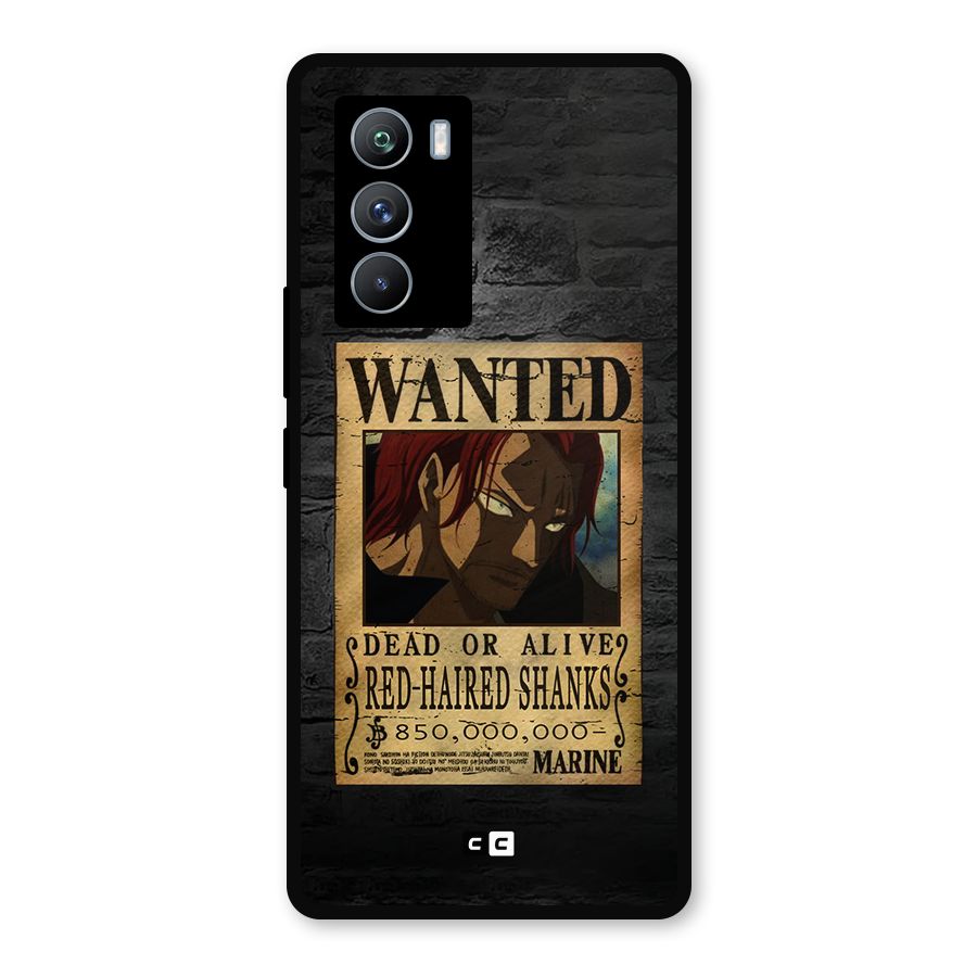Shanks Wanted Metal Back Case for iQOO 9 SE