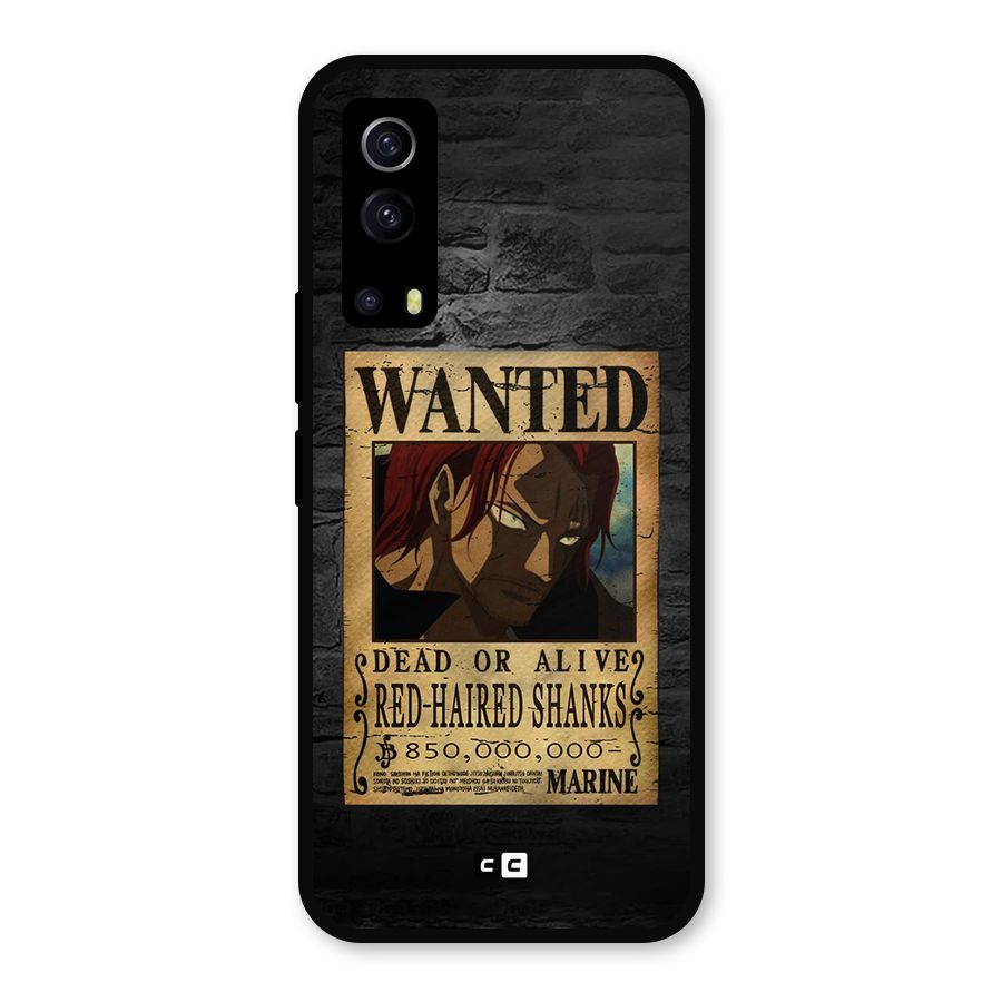 Shanks Wanted Metal Back Case for iQOO Z3