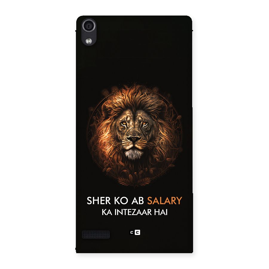 Sher On Salary Back Case for Ascend P6