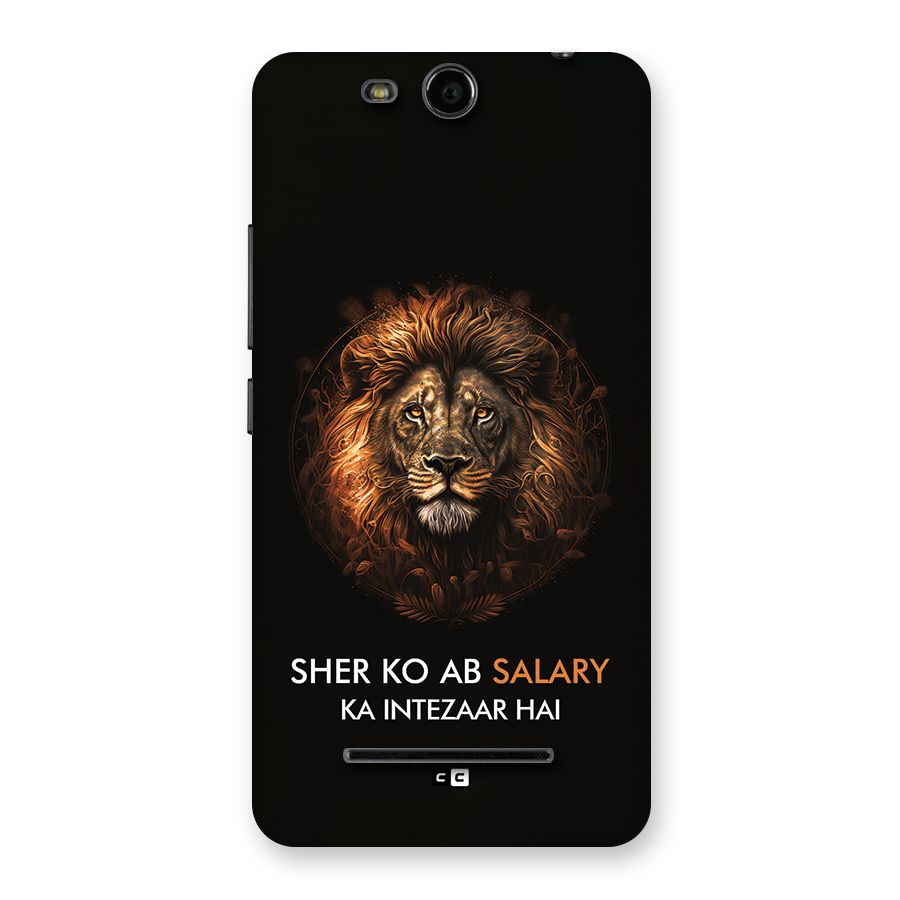 Sher On Salary Back Case for Canvas Juice 3 Q392