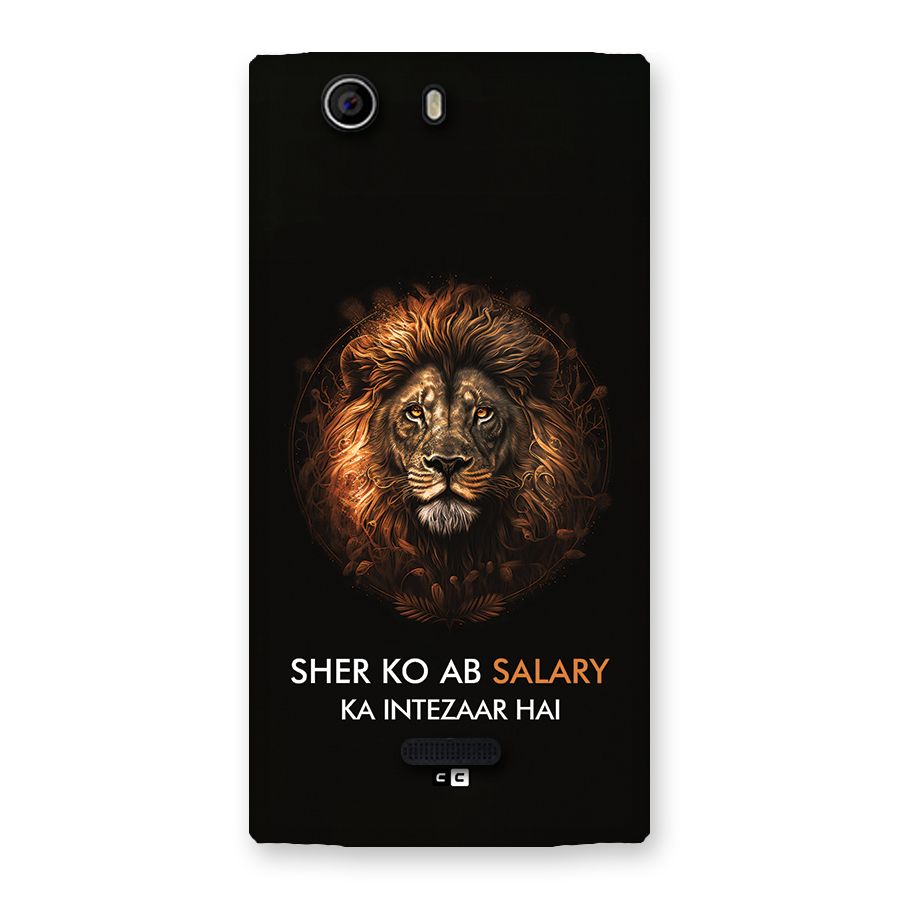 Sher On Salary Back Case for Canvas Nitro 2 E311