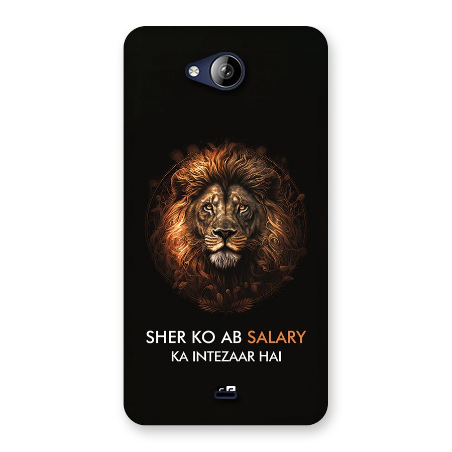 Sher On Salary Back Case for Canvas Play Q355