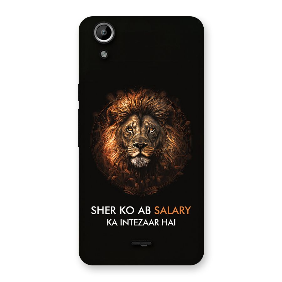 Sher On Salary Back Case for Canvas Selfie Lens Q345