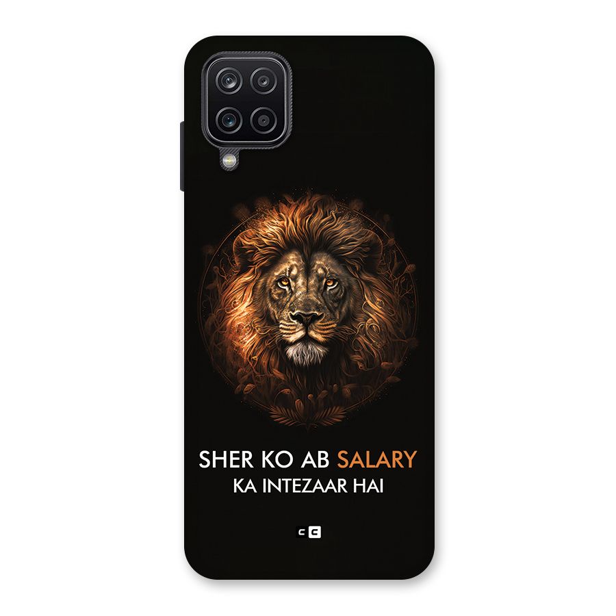 Sher On Salary Back Case for Galaxy A12