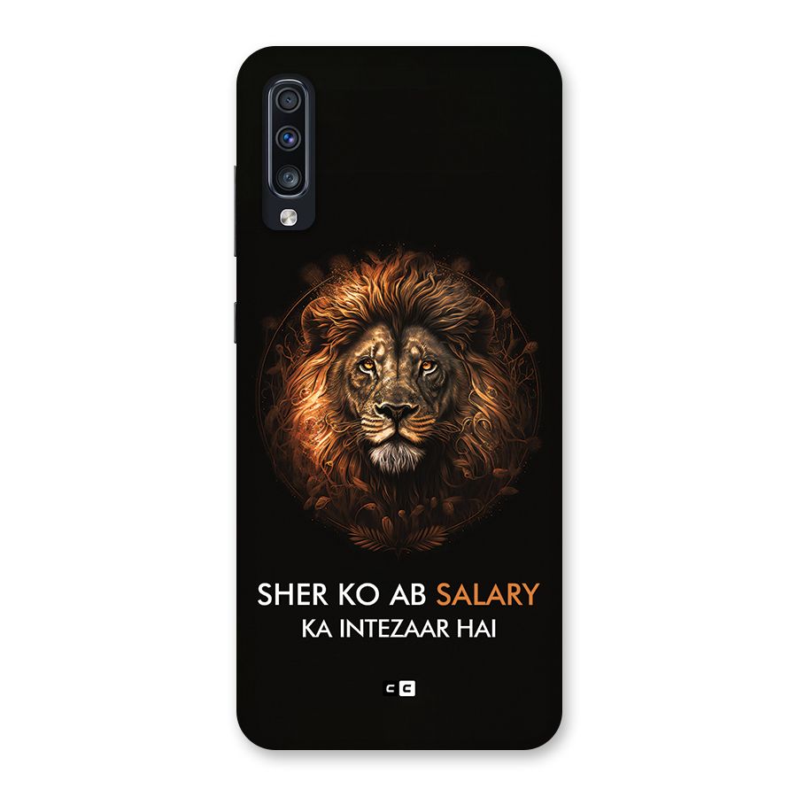 Sher On Salary Back Case for Galaxy A70s