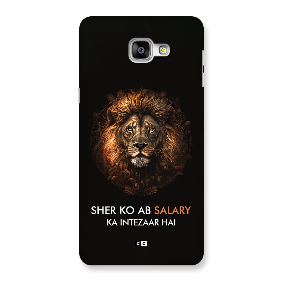 Sher On Salary Back Case for Galaxy A9