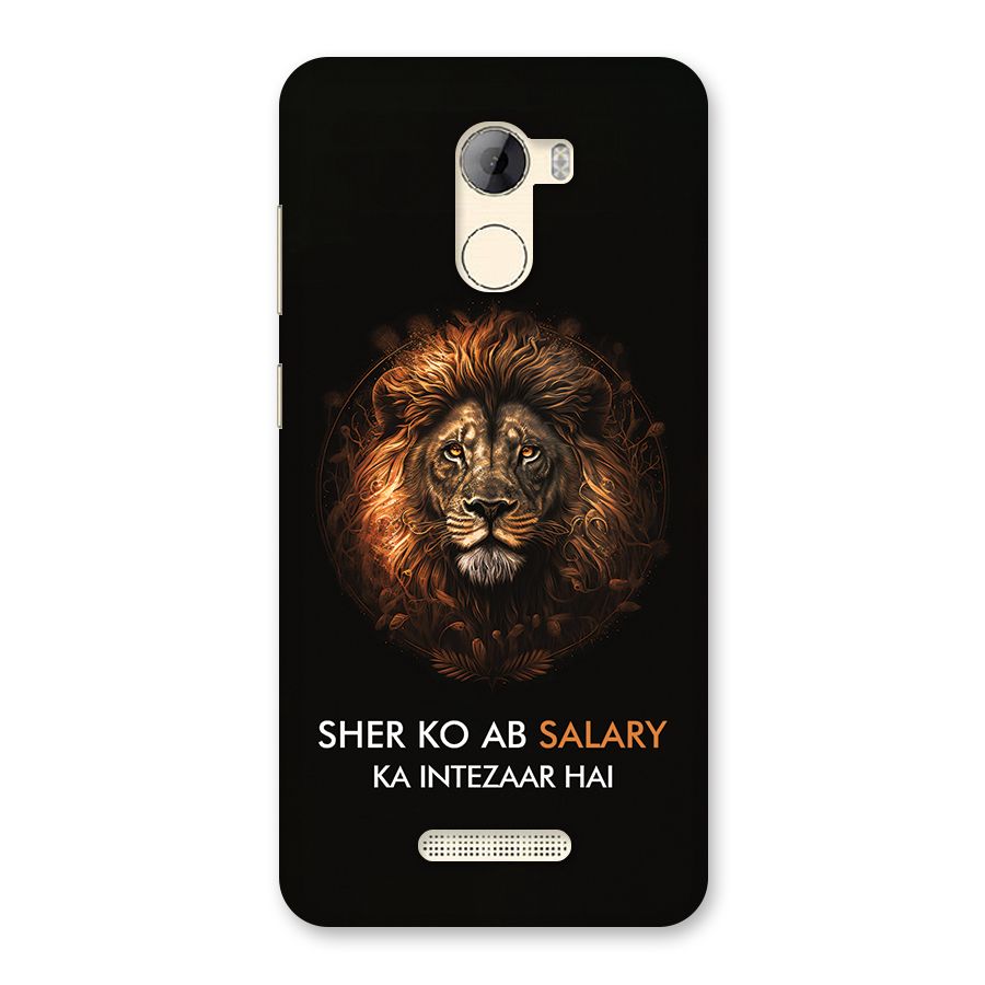 Sher On Salary Back Case for Gionee A1 LIte