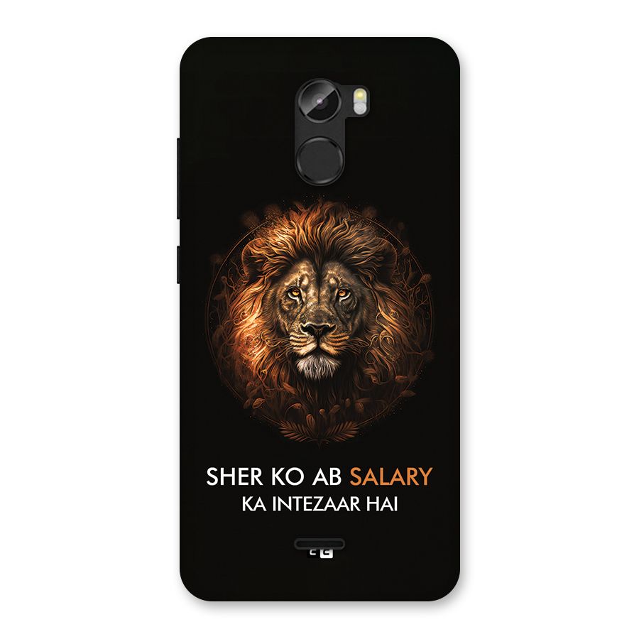Sher On Salary Back Case for Gionee X1
