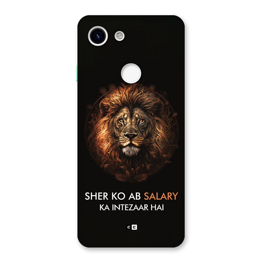 Sher On Salary Back Case for Google Pixel 3