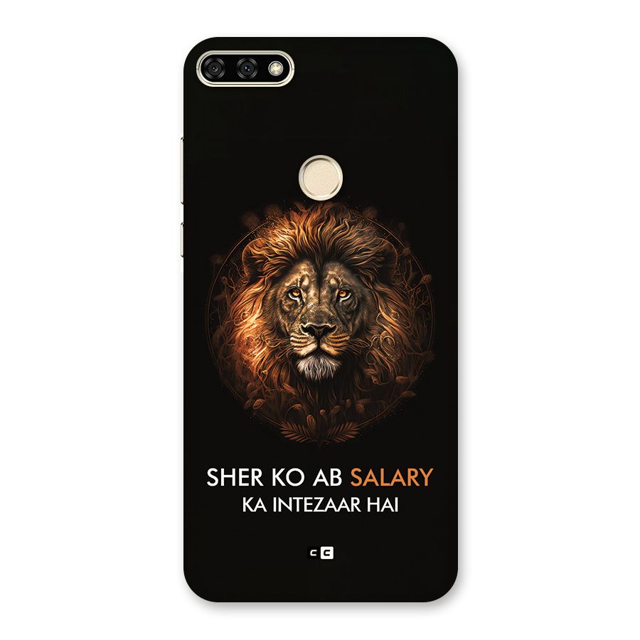 Sher On Salary Back Case for Honor 7A
