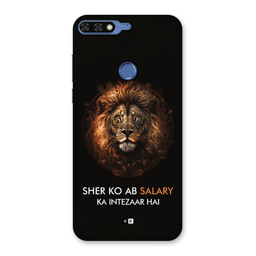 Sher On Salary Back Case for Honor 7C