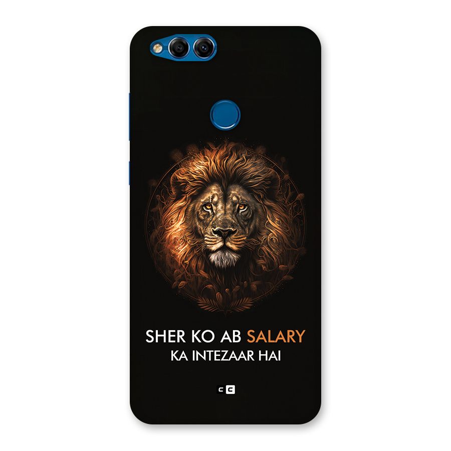 Sher On Salary Back Case for Honor 7X