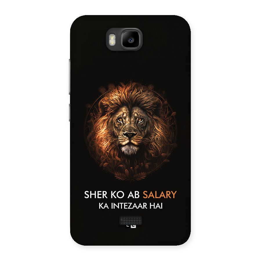 Sher On Salary Back Case for Honor Bee