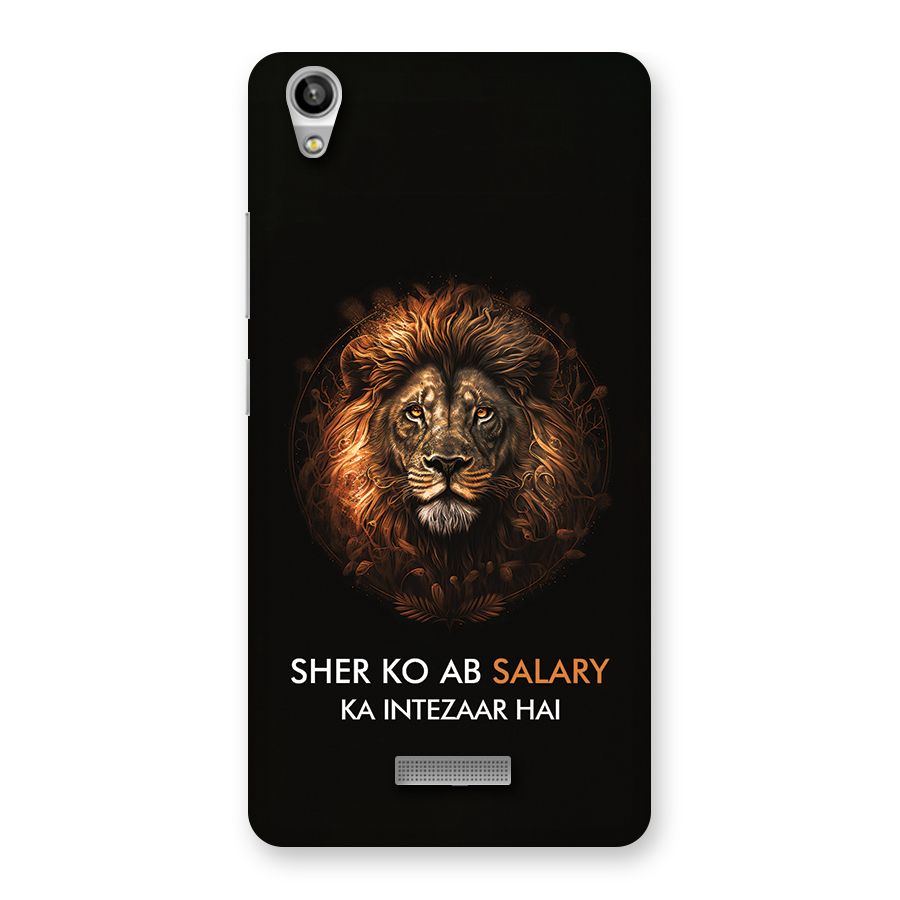 Sher On Salary Back Case for Lava Pixel V1