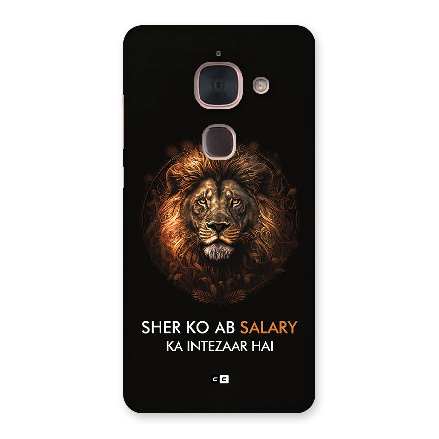 Sher On Salary Back Case for Le Max 2