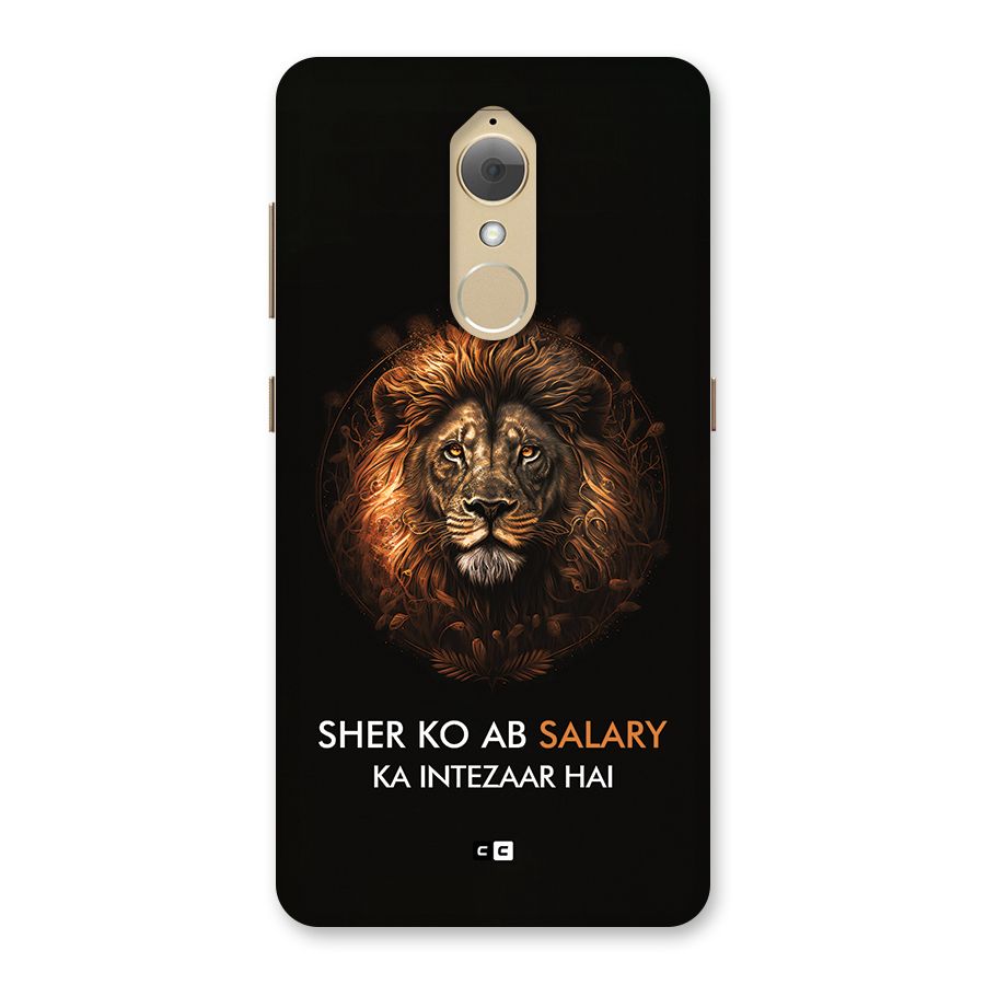 Sher On Salary Back Case for Lenovo K8