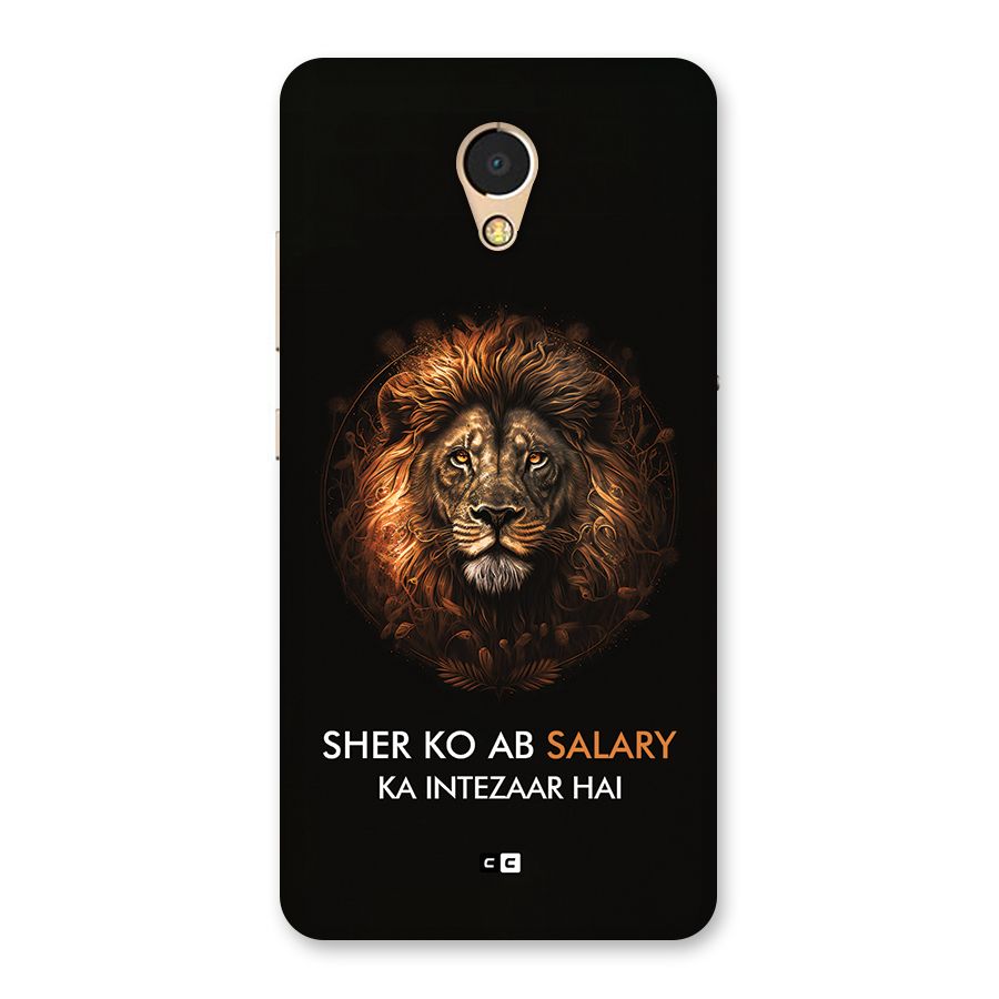 Sher On Salary Back Case for Lenovo P2