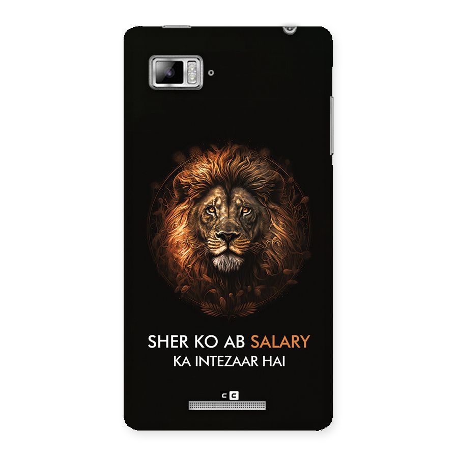 Sher On Salary Back Case for Lenovo Vibe Z K910