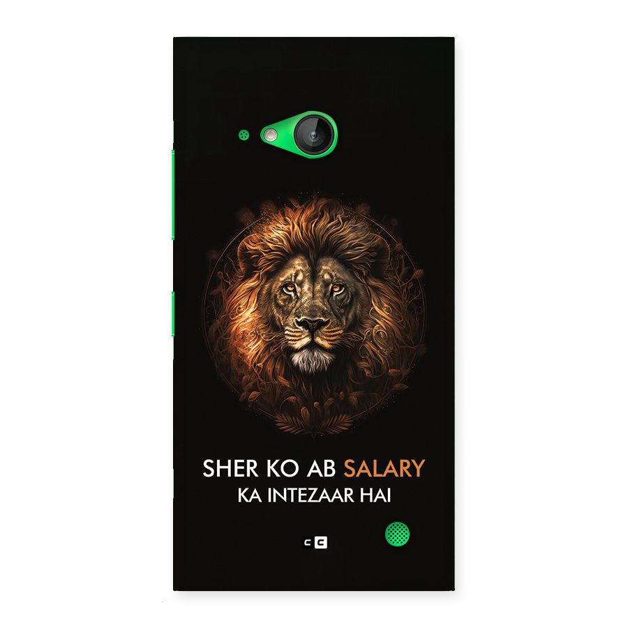 Sher On Salary Back Case for Lumia 730