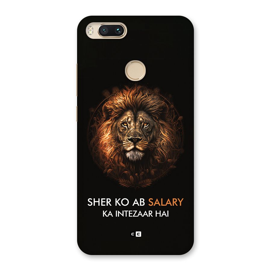 Sher On Salary Back Case for Mi A1