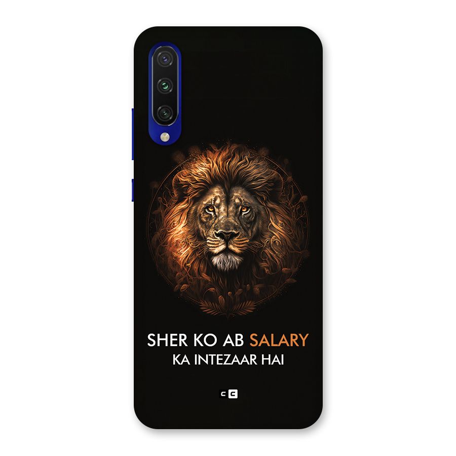 Sher On Salary Back Case for Mi A3