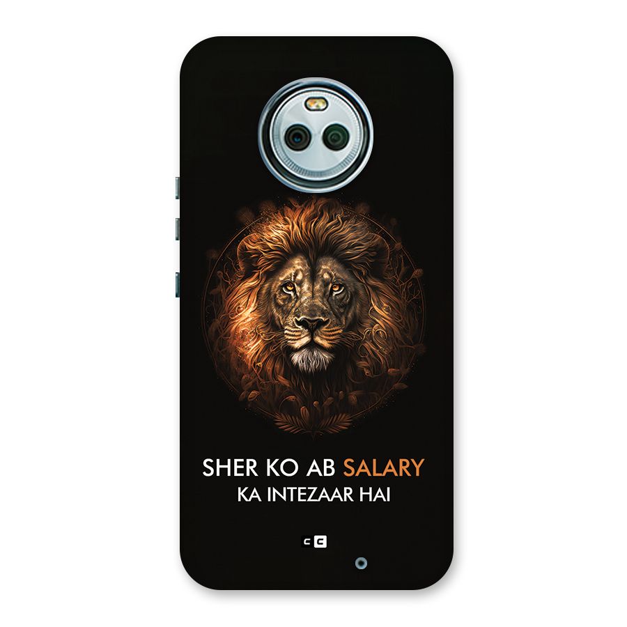 Sher On Salary Back Case for Moto X4