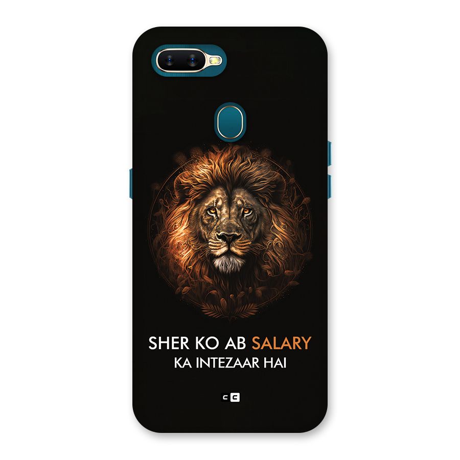 Sher On Salary Back Case for Oppo A12