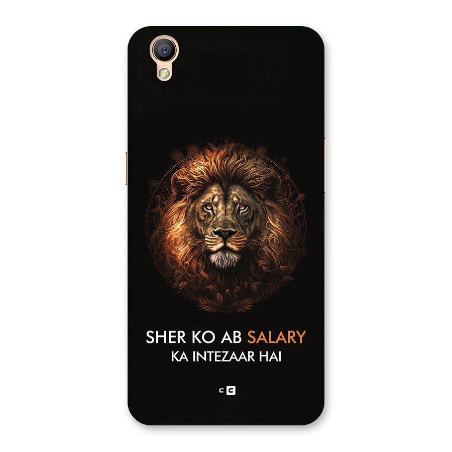 Sher On Salary Back Case for Oppo A37