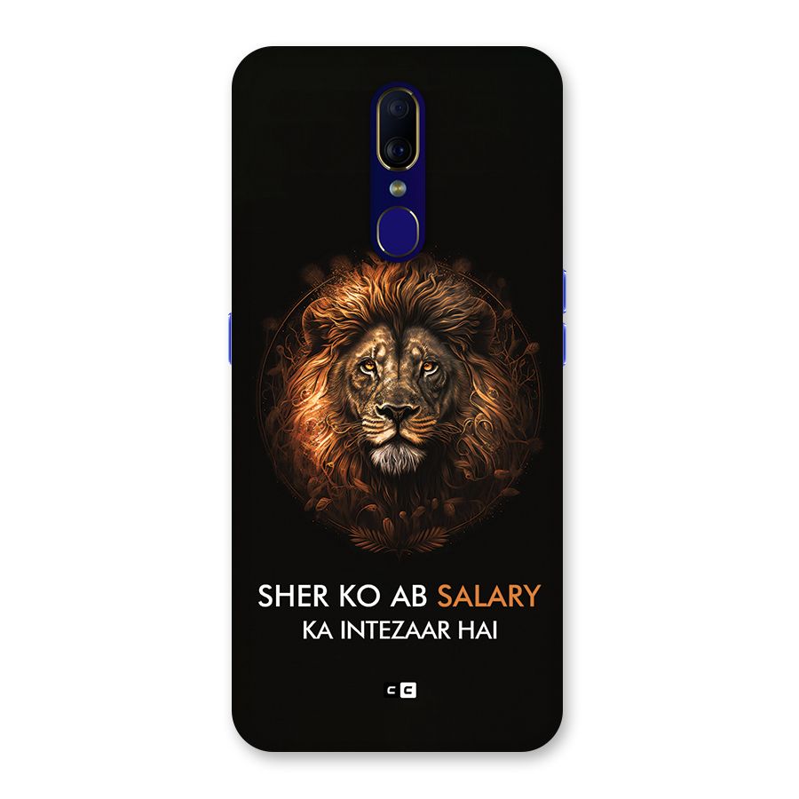 Sher On Salary Back Case for Oppo A9