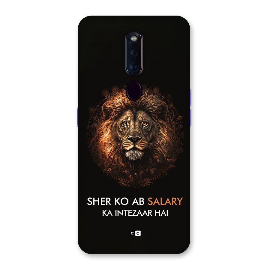 Sher On Salary Back Case for Oppo F11 Pro