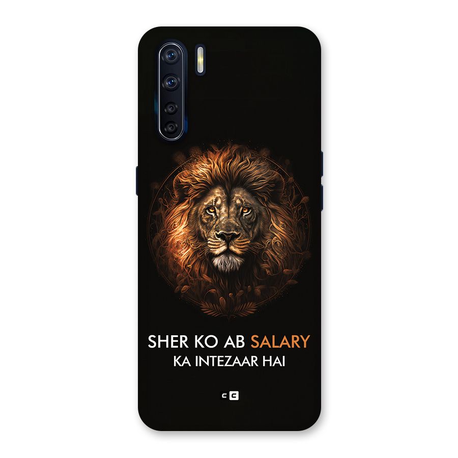 Sher On Salary Back Case for Oppo F15
