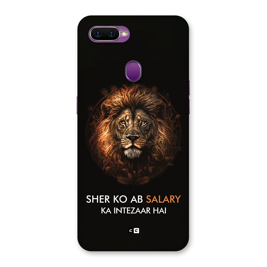 Sher On Salary Back Case for Oppo F9