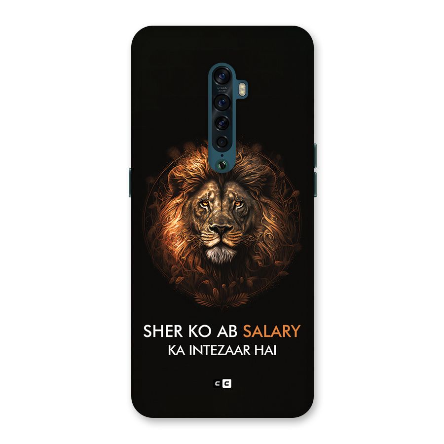 Sher On Salary Back Case for Oppo Reno2