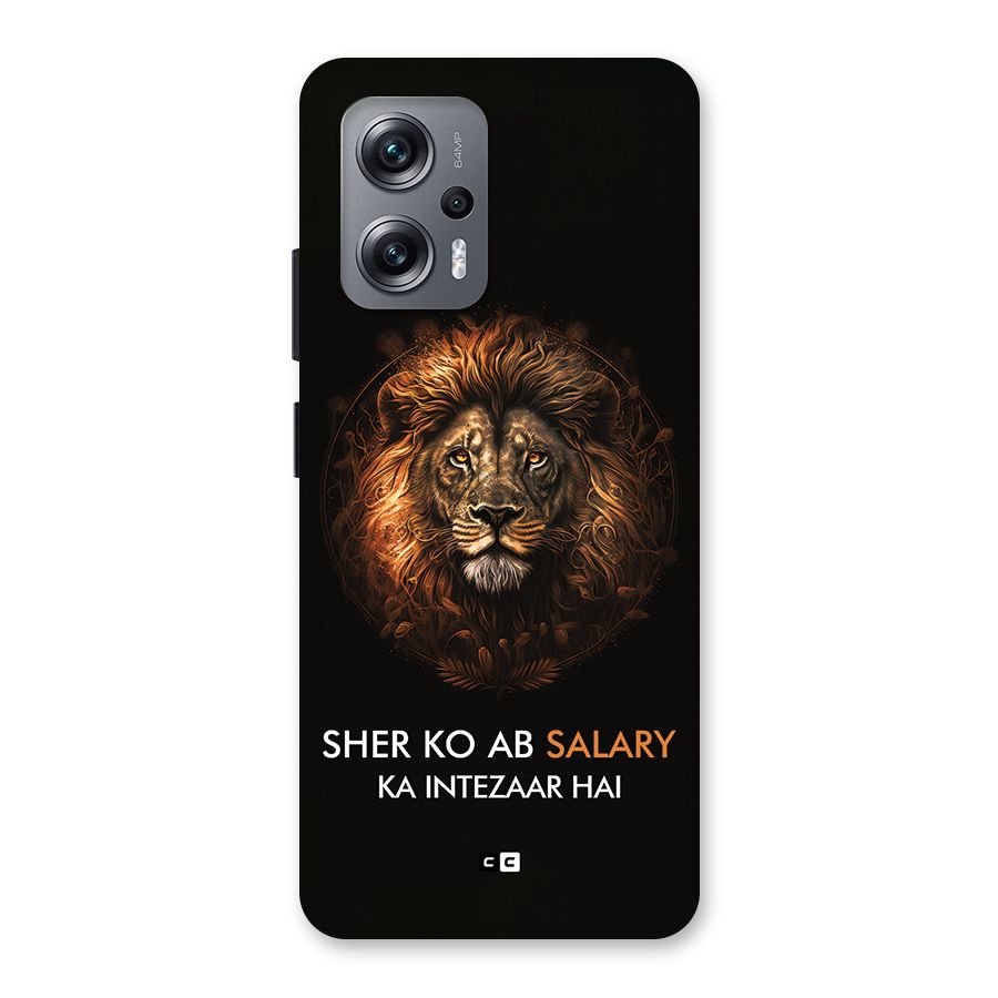 Sher On Salary Back Case for Redmi K50i