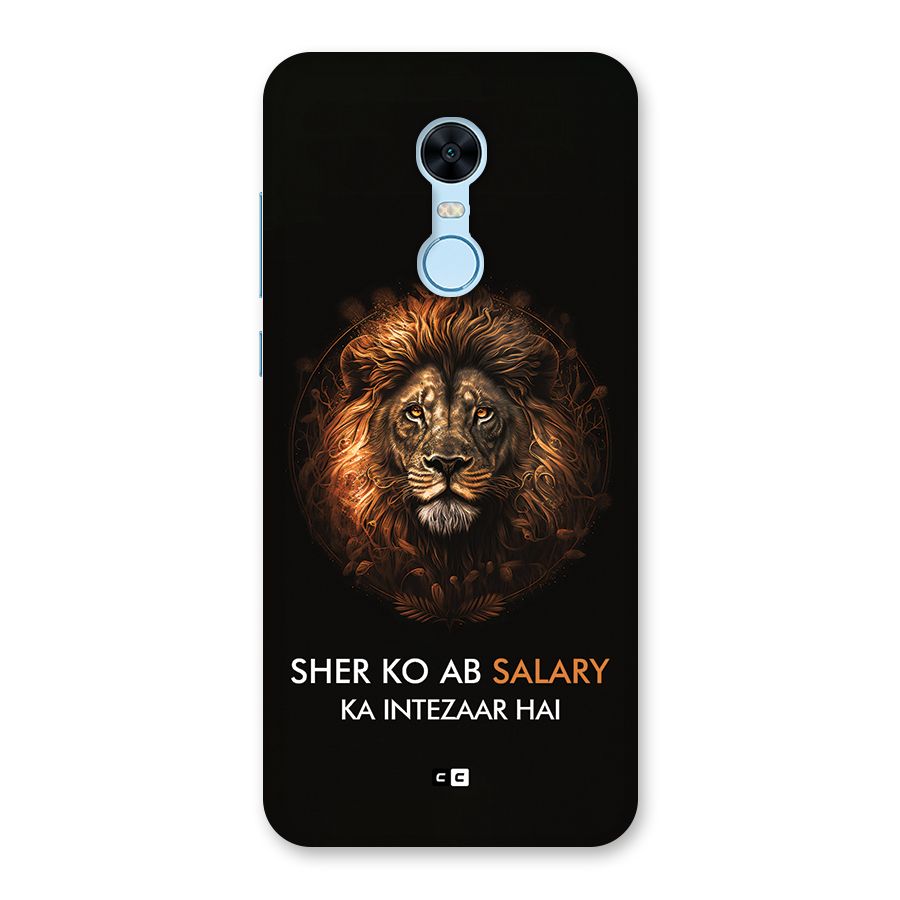 Sher On Salary Back Case for Redmi Note 5