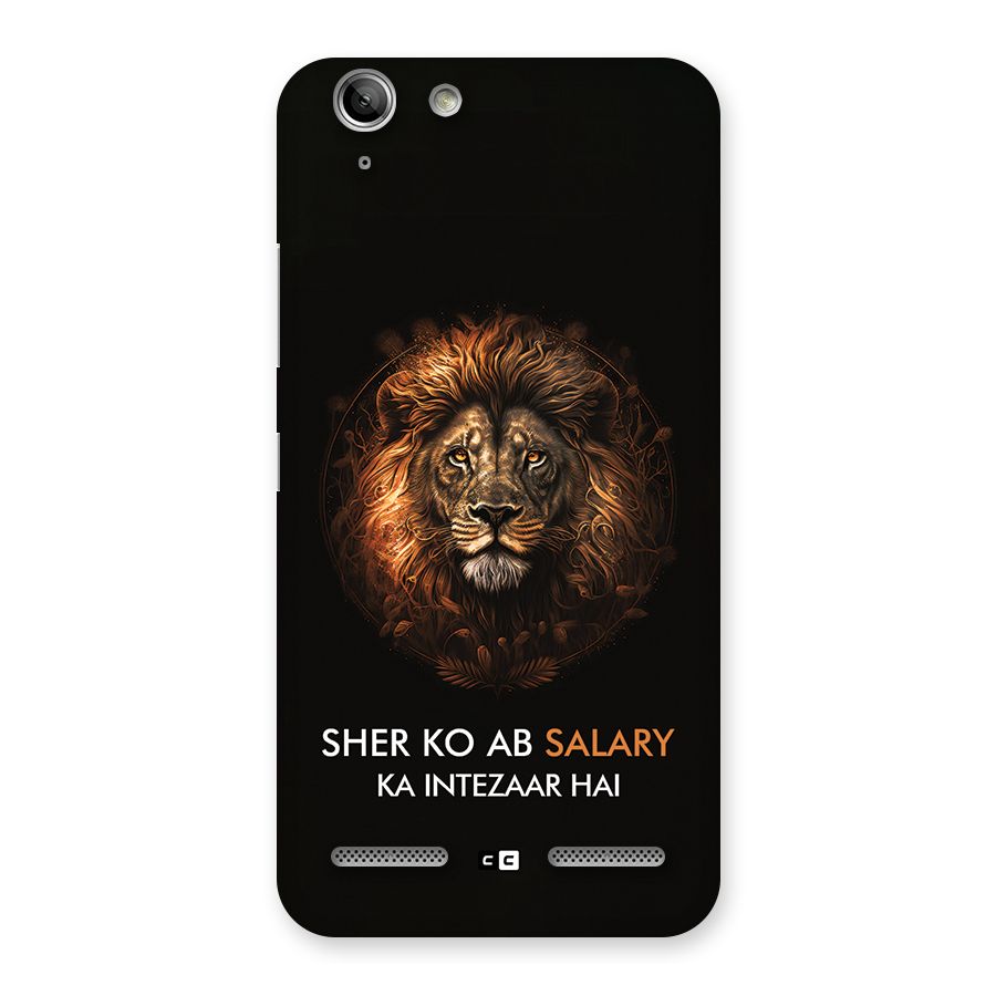 Sher On Salary Back Case for Vibe K5