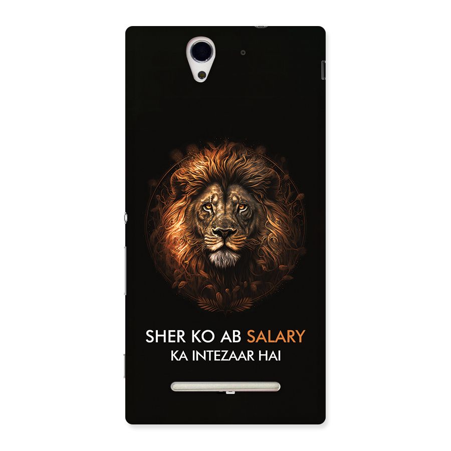 Sher On Salary Back Case for Xperia C3
