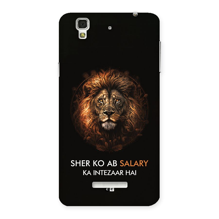 Sher On Salary Back Case for Yureka