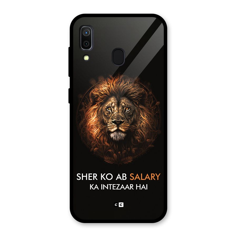 Sher On Salary Glass Back Case for Galaxy A30