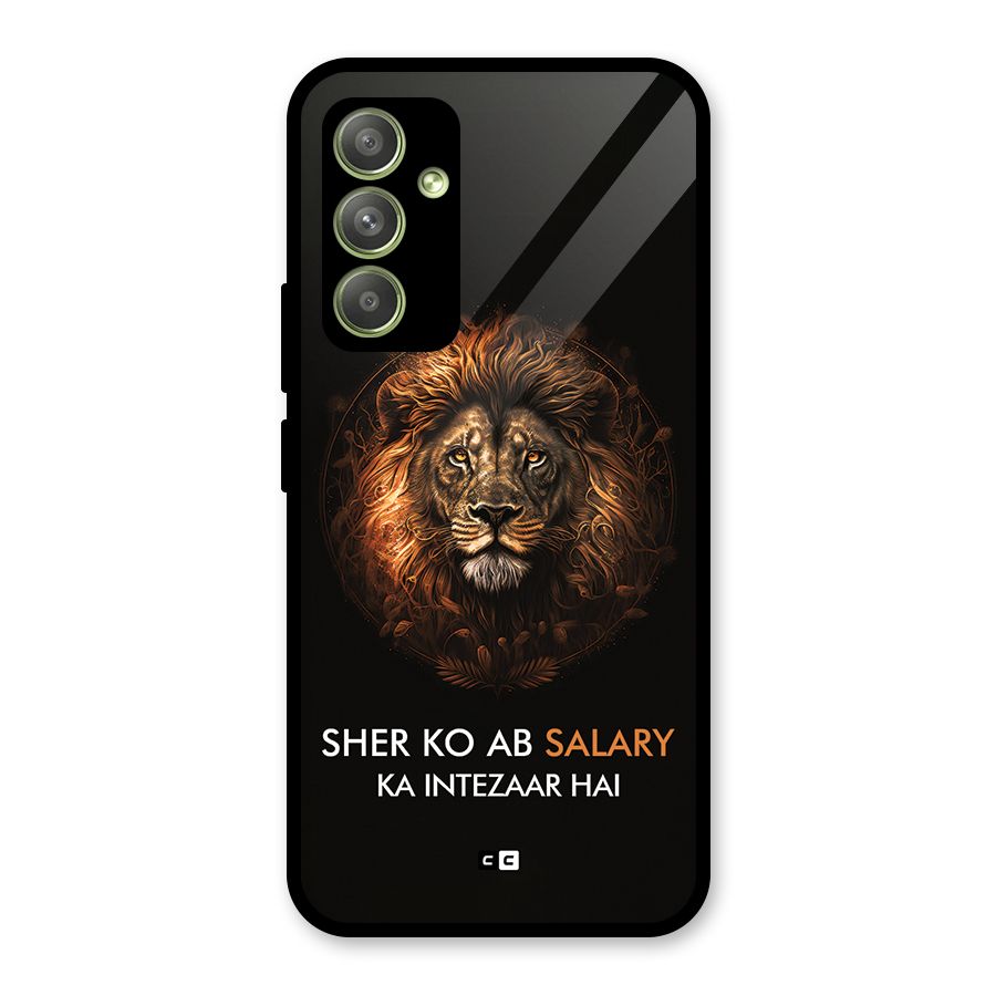 Sher On Salary Glass Back Case for Galaxy A54