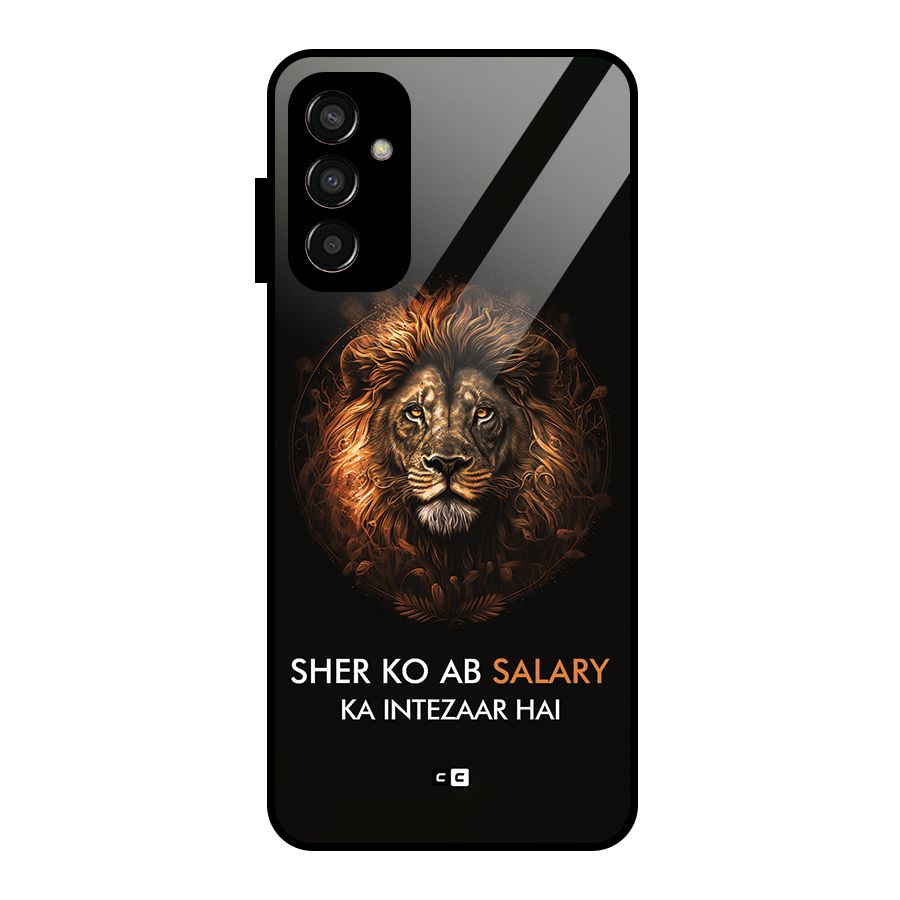 Sher On Salary Glass Back Case for Galaxy F13