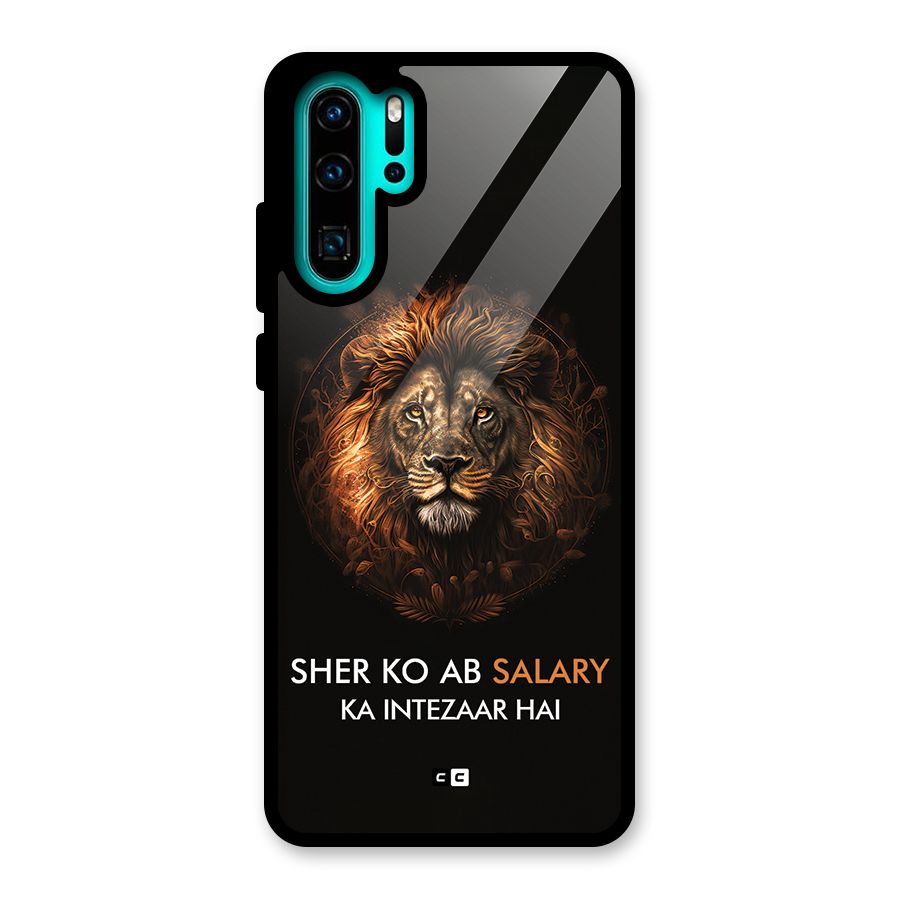 Sher On Salary Glass Back Case for Huawei P30 Pro