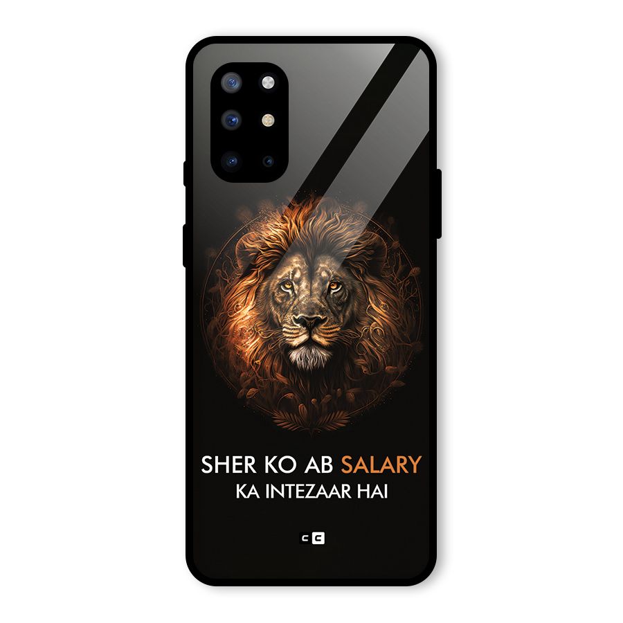 Sher On Salary Glass Back Case for OnePlus 8T