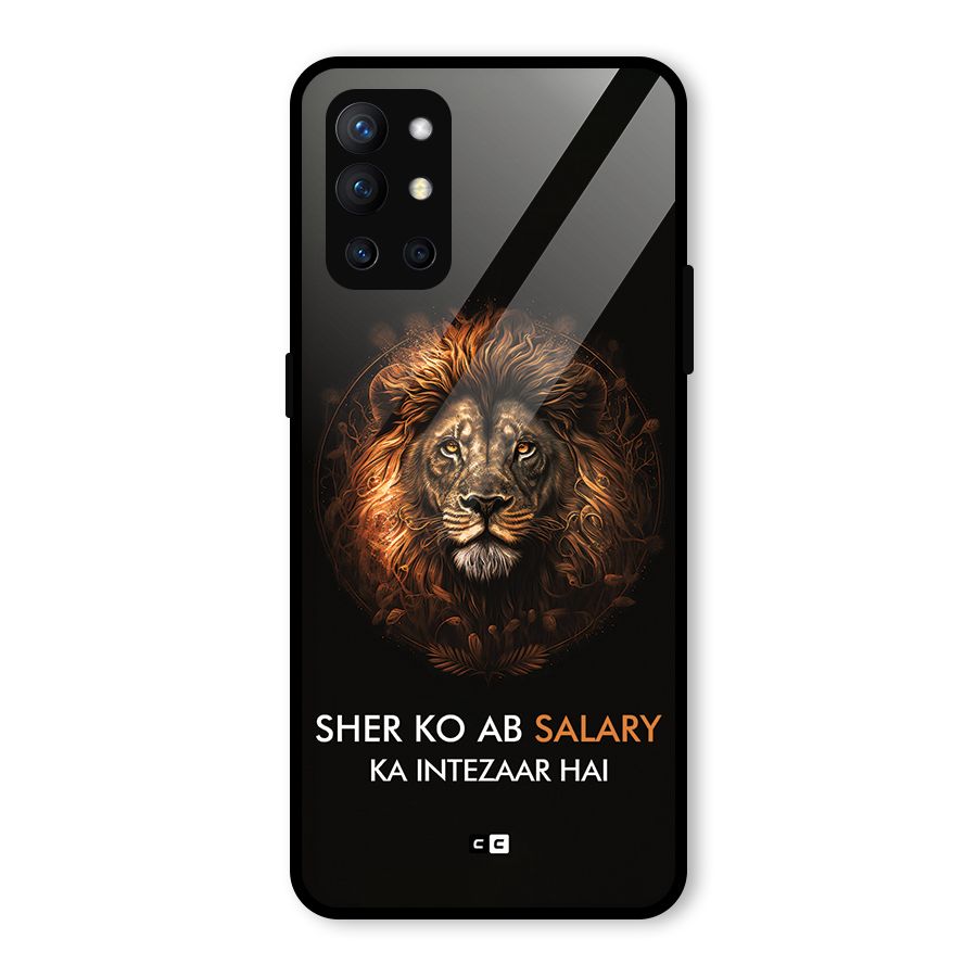 Sher On Salary Glass Back Case for OnePlus 9R